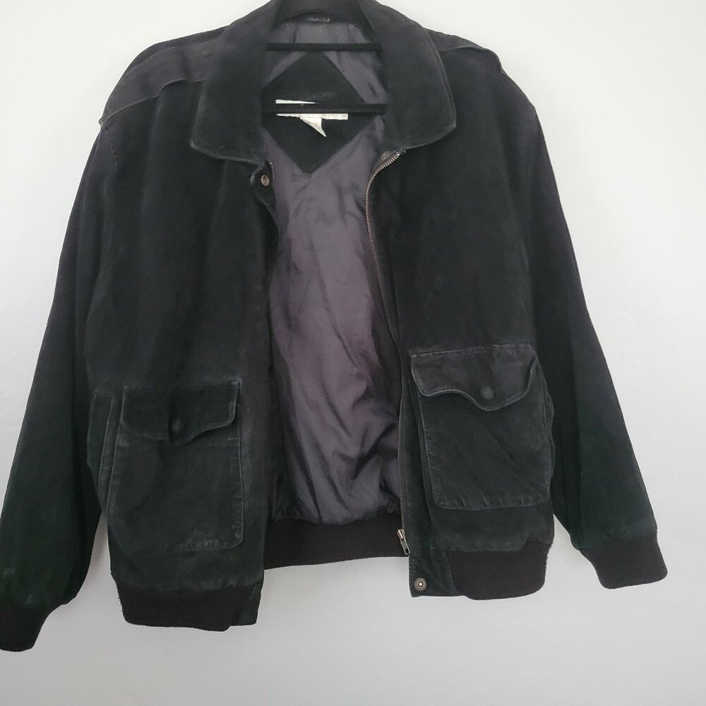 BLACK SUEDE JACKET